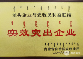 龍頭企業與農牧民利益聯結實效突出企業