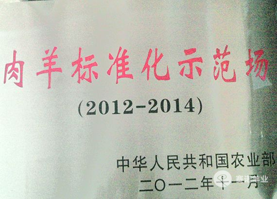 國家級肉羊標準化示范場